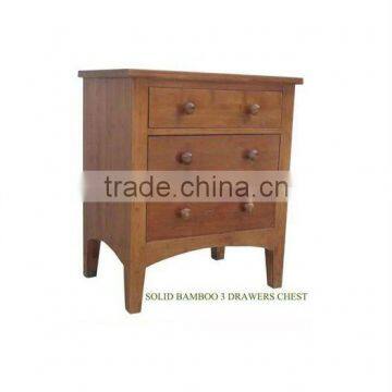 Solid Bamboo Drawers Chest