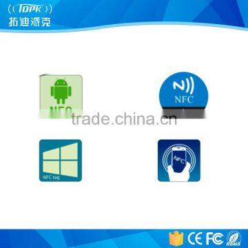 security 2012 hottest nfc rfid blank sticker for payment