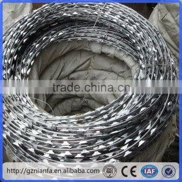 Low Price and High Quality Concertina Razor Barbed Wire (Guangzhou Manufacturer)