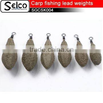 China wholesale Coated Anti Roll Distance carp fishing lead weights