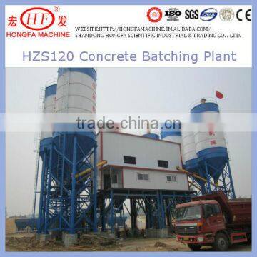 HZS 120 Concrete Ready Batching Plant Price