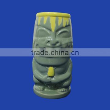 Home Decoration Hot selling Grimace Hawaiian Ceramic Tiki Mug