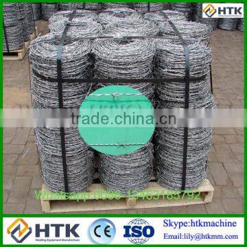 Competitive Price Double-twist Barbed Wire Screwed Roll Fence photo-2