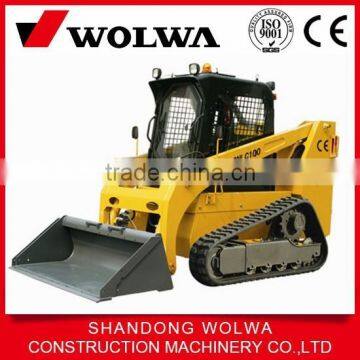 Jining Wolwa GNLC100 1.5t Track Skid Steer Loader for Sale