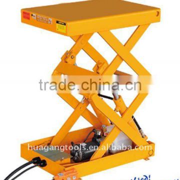 Power Double Scissor Lift Table For Materials Position