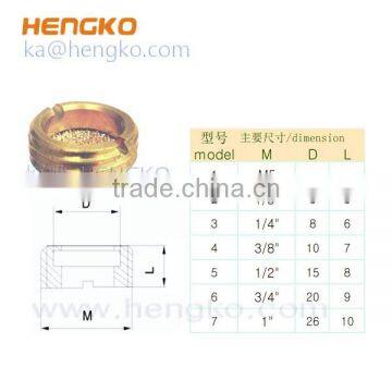 Copper Powder Sintered Filter/muffler/silencer photo-3
