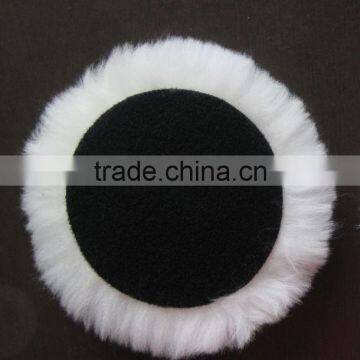 wool buffing pads/lambskin wool pad