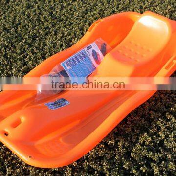 With Brake and Rope CE Approved Kids Winter Plastic Snow Glider Toboggan Sledge photo-6