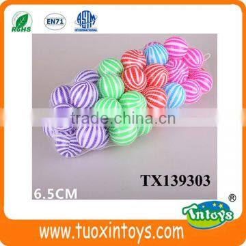 6.5cm plastic color sea ball ocean ball pits water ball inflatable toy for kids