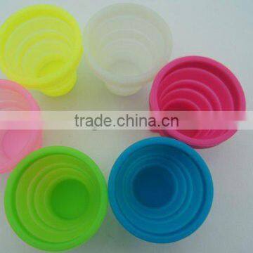 Free samples fashion silicone collapsible cup