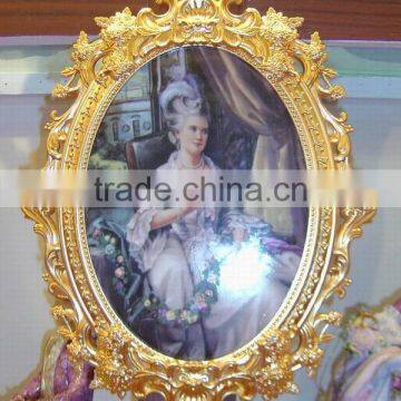 Home Brass Mounted Wall Ceramic Painting Mural, Decorative Ceramic Art Fresco photo-6