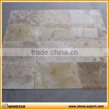 french pattern chiseled travertine