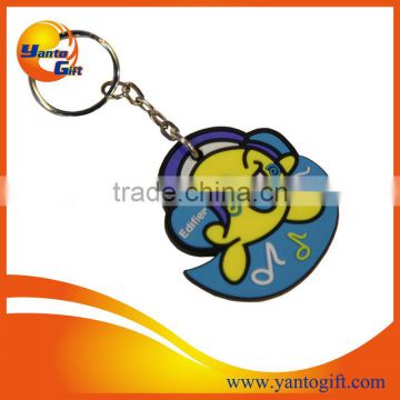 3D soft pvc rubber keychain