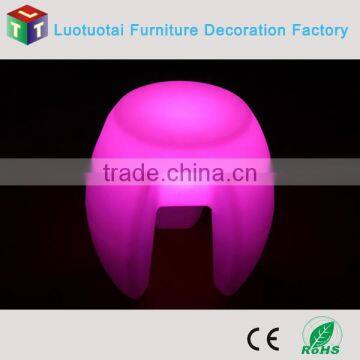 Manufacturer Die40*H40CM 3 Legs PE Bar Chair With Remote Control 16 Mix Changeable Colors photo-4