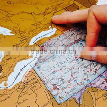 Scratch USA Scratch off Places You Travel America (US) Detailed Cartography Including US States photo-2