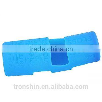 Eco-friendly Food Safe Letters Pattern Glass Bottle Whole Protection Silicone Sleeves photo-5