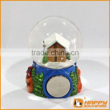 Unique Water Globe Formed Fridge Magnet
