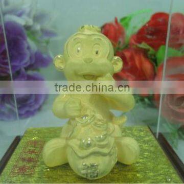High Quality Gold Cartoon Monkey for Souvenir Gifts photo-2