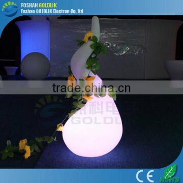 GLACS Control RGB Color Rechargeable Plastic Floor Lamp With LED Light photo-2
