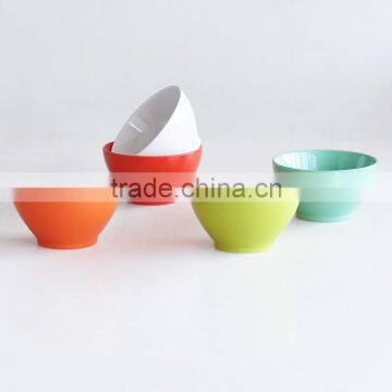 Ceramic Glaze Bowl, Solid Color Cereal Bowl photo-2