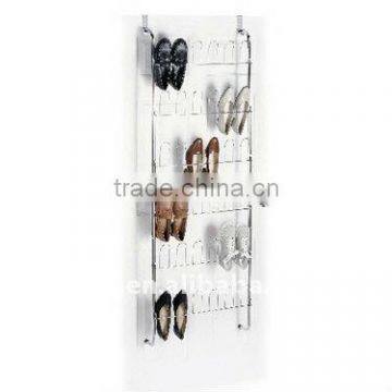 H1313 18 pair chroming door shoe rack