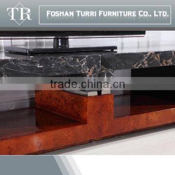 Luxury Furniture Modern Italian Marble Travertine tv Stand photo-4