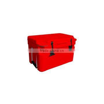 50L Insulated Type Car Cooler Box Plastic Cooler Box With Wheels photo-2