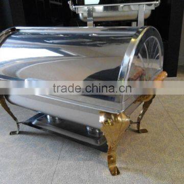 Gold Plated Stainless Steel Buffet Furnace photo-4