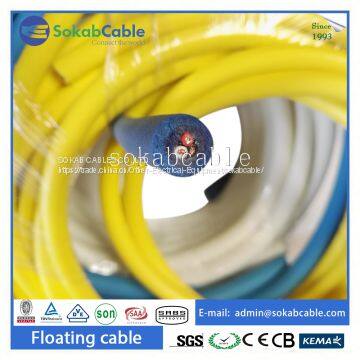 Foam PVC sheathed swimming pool floating cable