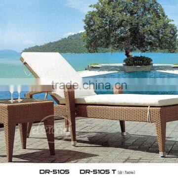 outdoor rattan beach swimming pool lounge chair furniture