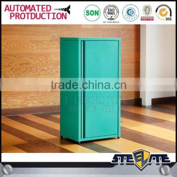 Living room used glossy kids wardrobe design mini metal locker