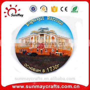 Wholesale custom 3D resin Russia souvenir plate for sale