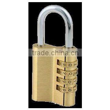 4 Dial Number solid brass Combination Padlock For Gym and Sheds Toolboxes