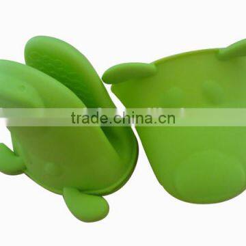 Heat Resistant Silicone BBQ Grill Oven Gloves and Barbecue Mitts for Cooking, Baking, Smoking & Potholder With Dog Shape photo-2