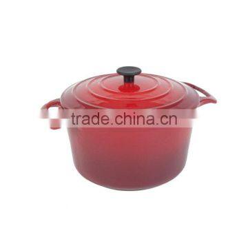 manufacture of cookware enamel coating round cast iron cookware