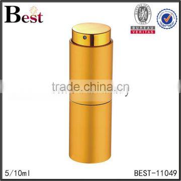 Cosmetic Best Selling Wholesale 5ml 10ml Rotary Glass Perfume Bottle Luxury Colorful Aluminum Cover Spray Bottle Perfume photo-5
