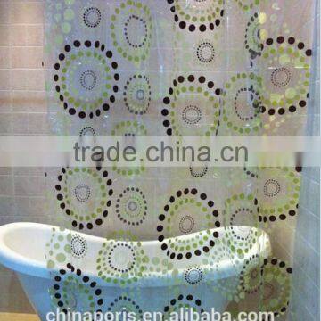 2016 HOT SALE!!! EU and USA best choose and fashionable priting YOUR LOGO shower curtain/bath curtain with lowest price IN CHINA