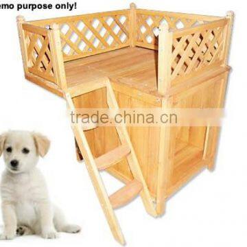 Apartment Style Indoor/Outdoor Wooden Pet House Kennel for Dog / Cat photo-2