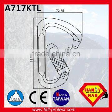 25KN Twist Lock Quicklock Climbing Aluminum Carabiner With CE & UIAA photo-2