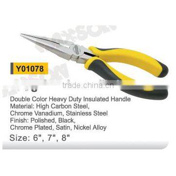 YF416 American Style Double Color Handle Combination Plier With Fine Polished photo-4