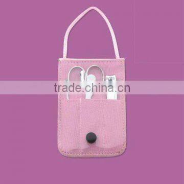 5pcs manicure set with pu pouch