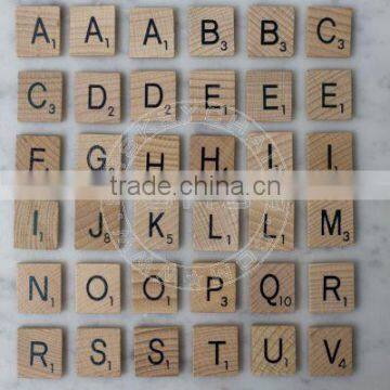 wooden scrabble Tiles