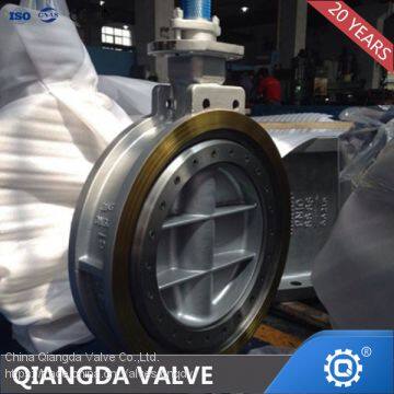 API 609 Metal Seat Flange Triple Eccentric Butterfly Valve Motorized Valve Actuator photo-2