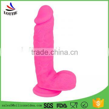 High quality realistic feeling soft flexible women sex toys dildo