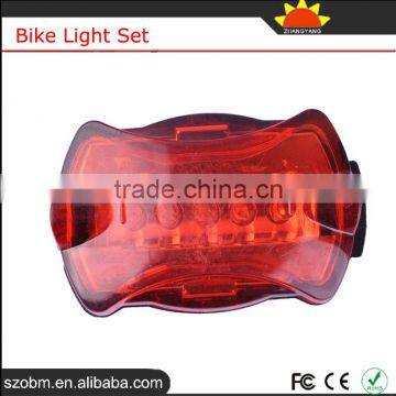 Bike Headlight LED Q5 150LM Super Bright Mini Flashlight Bailong 7 Mode Red Tail Lamp Bike Light Set photo-4