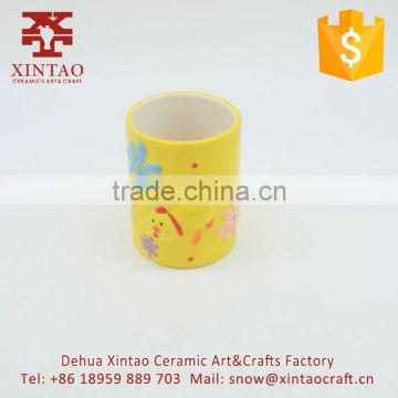 Handmade cock cartoon ceramic mug for drinking tea/coffee