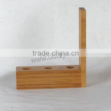 High Pressured and Spliced Nature Bamboo Wine Bottle Holders photo-4