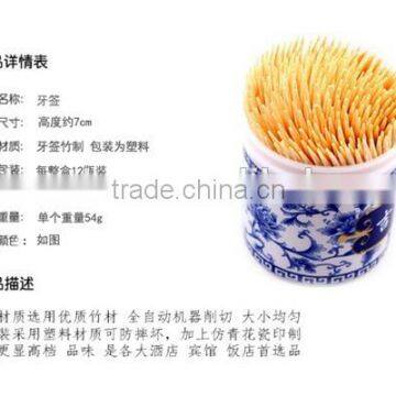 ZHUPING High Quality 65mm Customized Discount Bulk Bamboo Toothpick photo-5