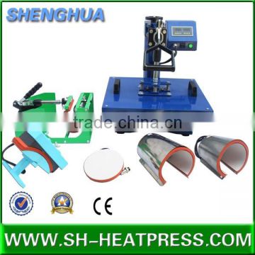 CE approved wholesale price 5 in 1 press printing heat machine