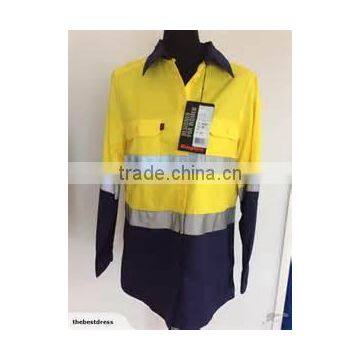 Hot sale Yellow reflective workwear jacket cheap price manufacture